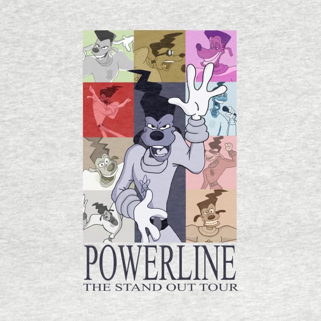 Powerline Tour Poster by Radical Rad